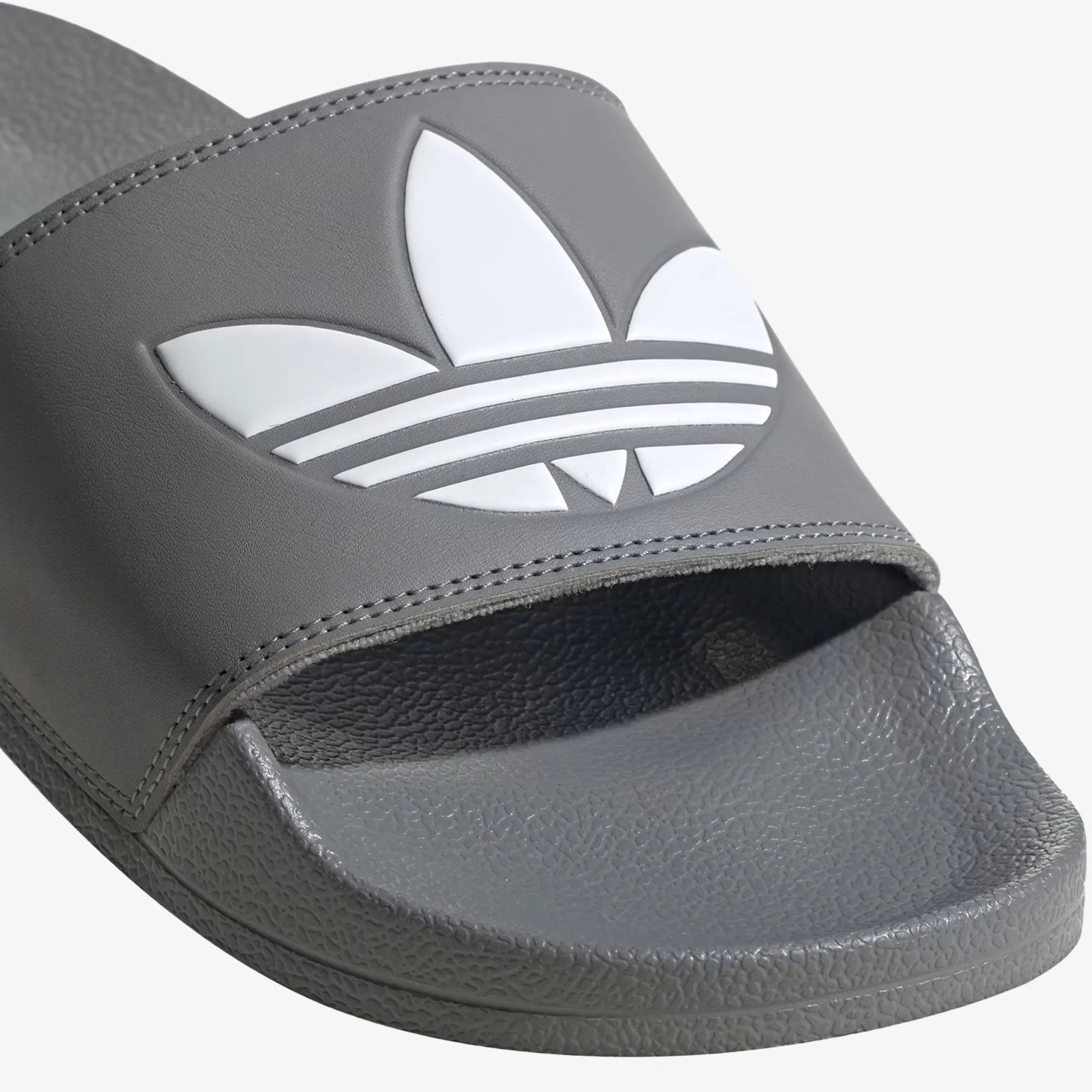 ADIDAS | ADILETTE LITE SLIDES {  GREY/CLOUD WHITE