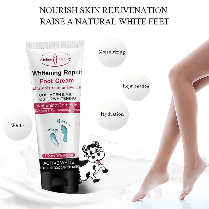 Aichun Beauty Extra Moisture Milk Whitening Repair Foot Cream - 100g
