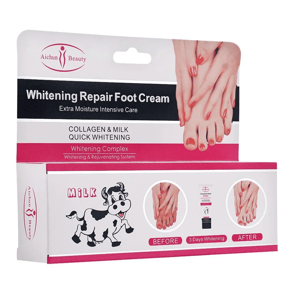 Aichun Beauty Extra Moisture Milk Whitening Repair Foot Cream - 100g
