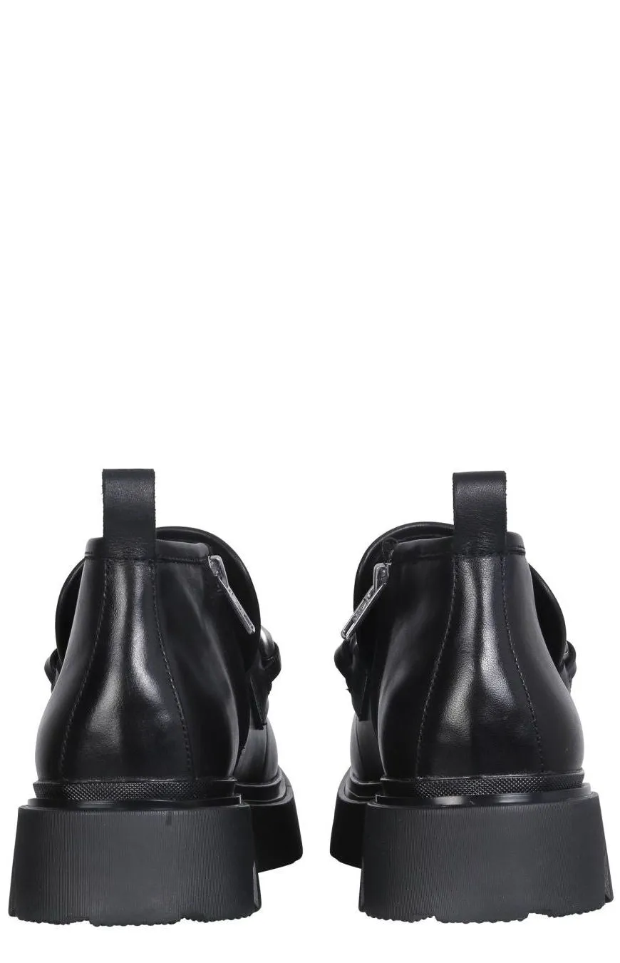 Ash Chain-Detail Chunky Loafers