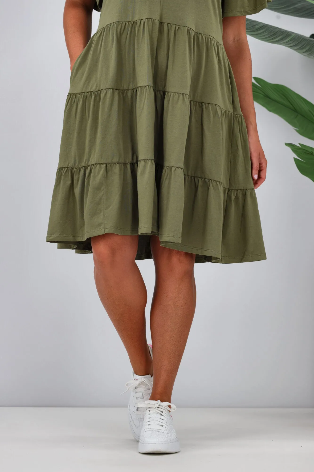 Betty Basics Cressida Dress Khaki