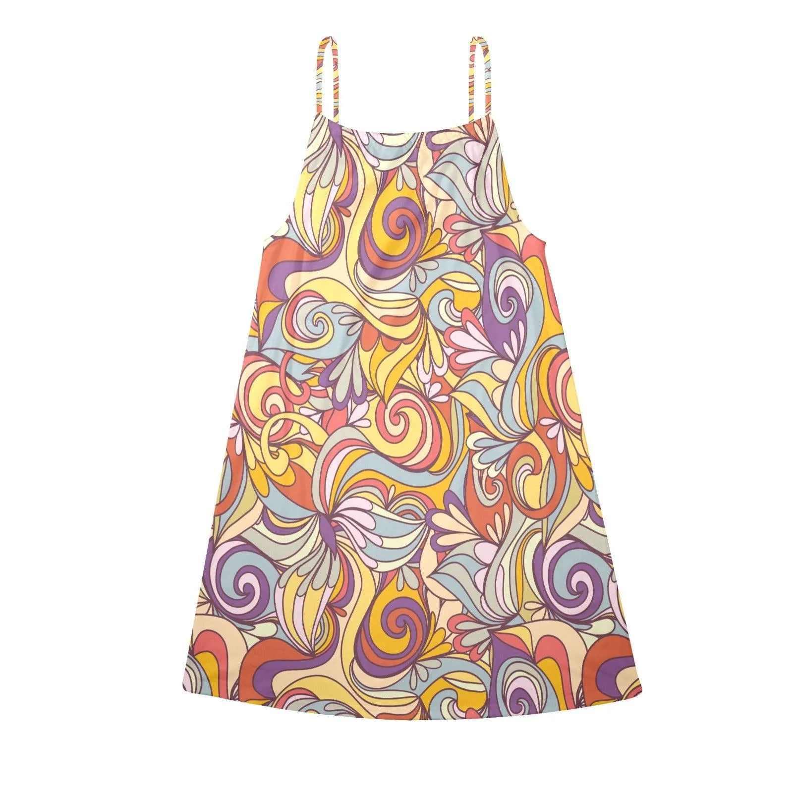 Binka Drawstring Neck Sleeveless Dress