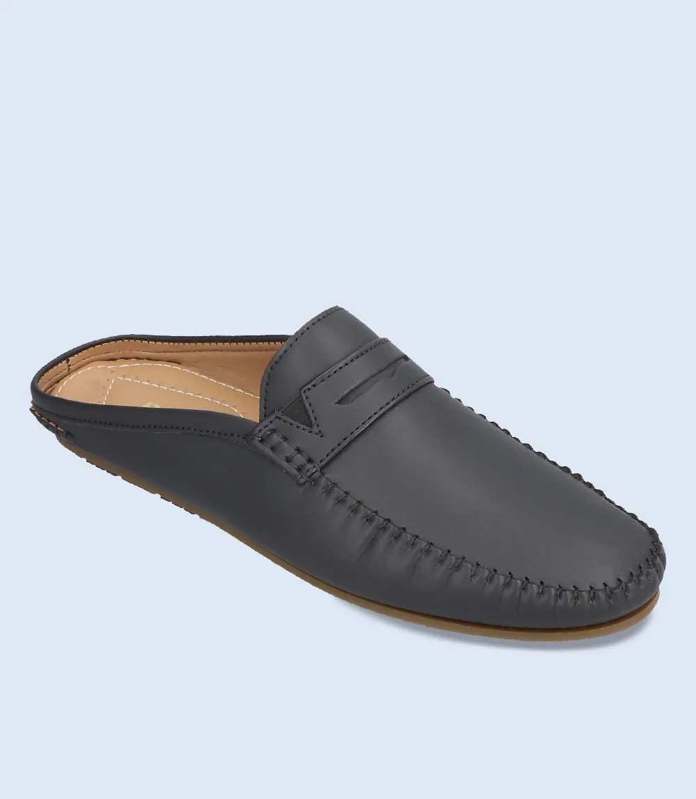 BM5303-BLACK-Men Mules
