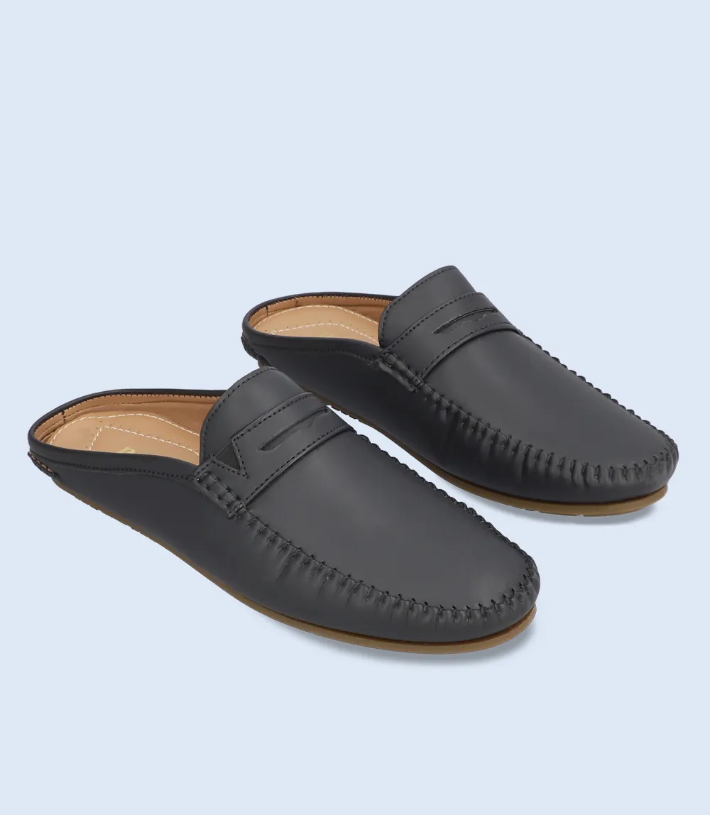 BM5303-BLACK-Men Mules