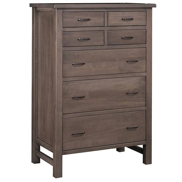 Cabin Creek Amish 7-Drawer Highboy Chest