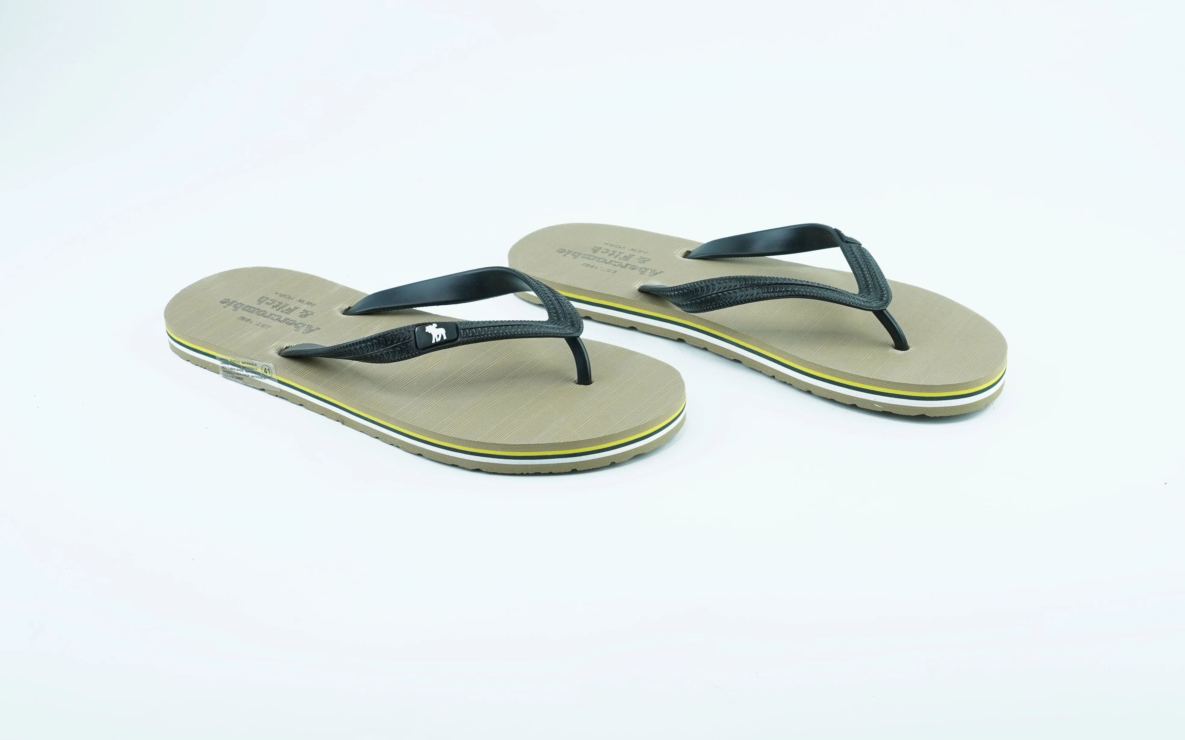 Classic khaki slippers for men