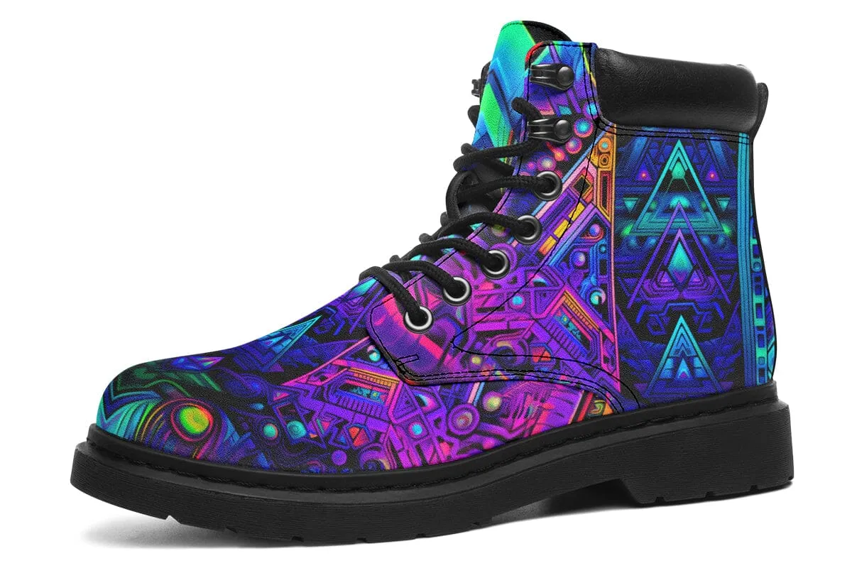 Cyber Cyan Classic Vibe Boots