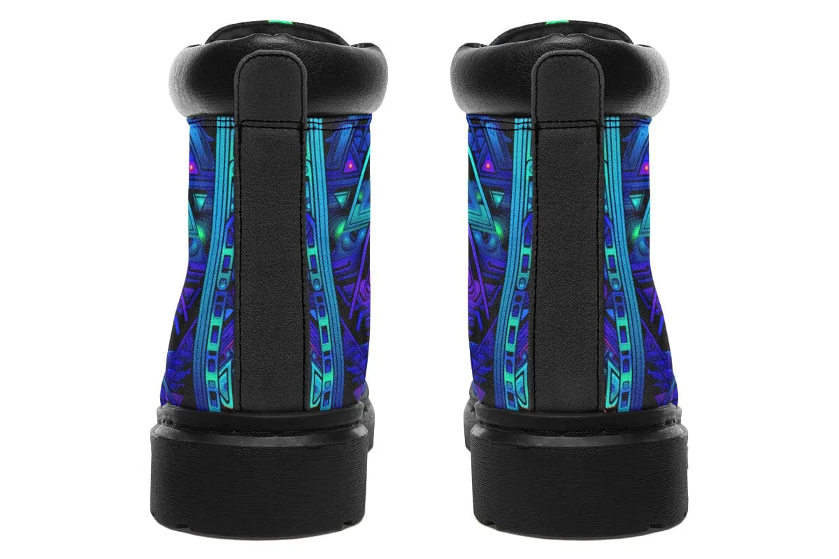 Cyber Cyan Classic Vibe Boots