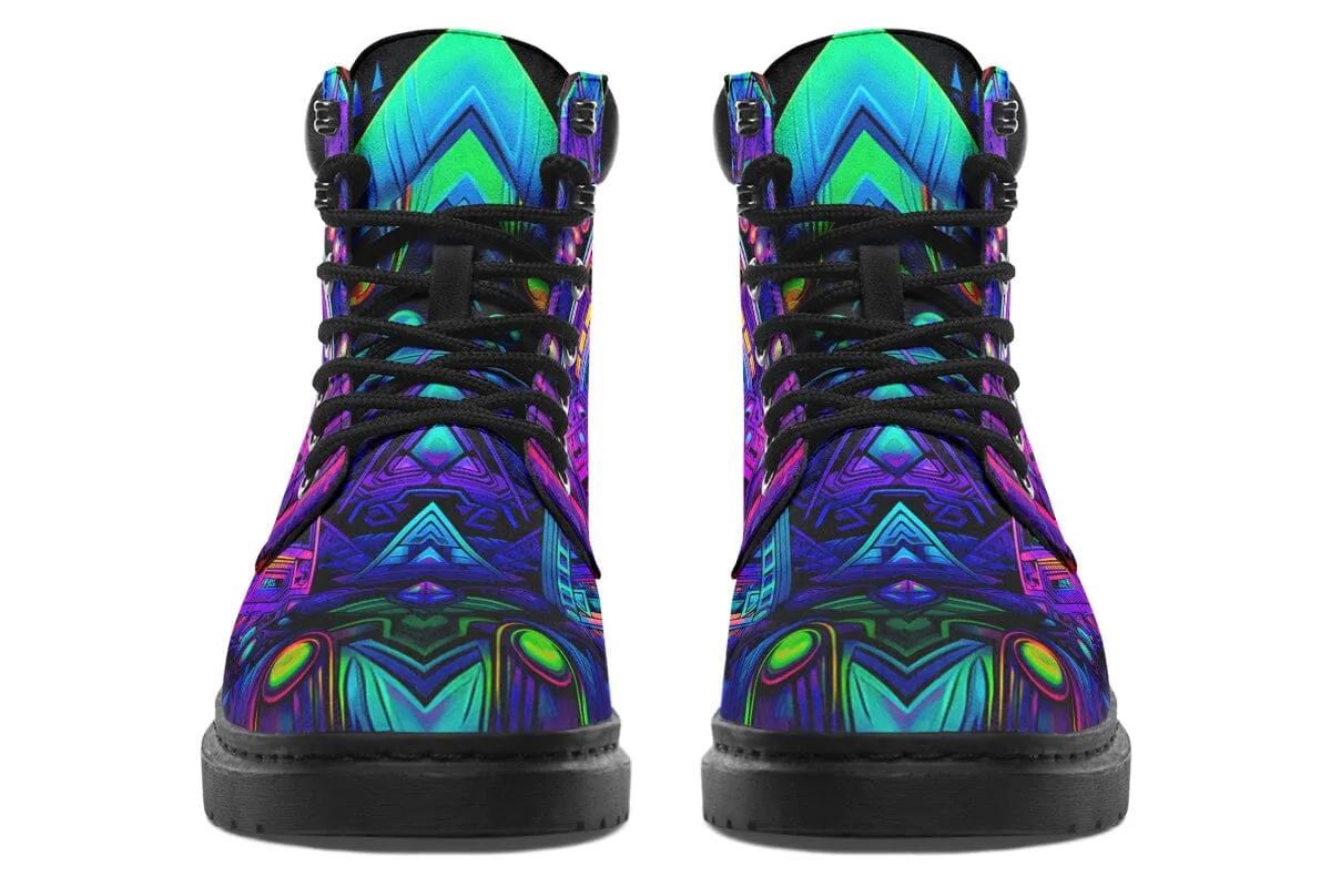 Cyber Cyan Classic Vibe Boots