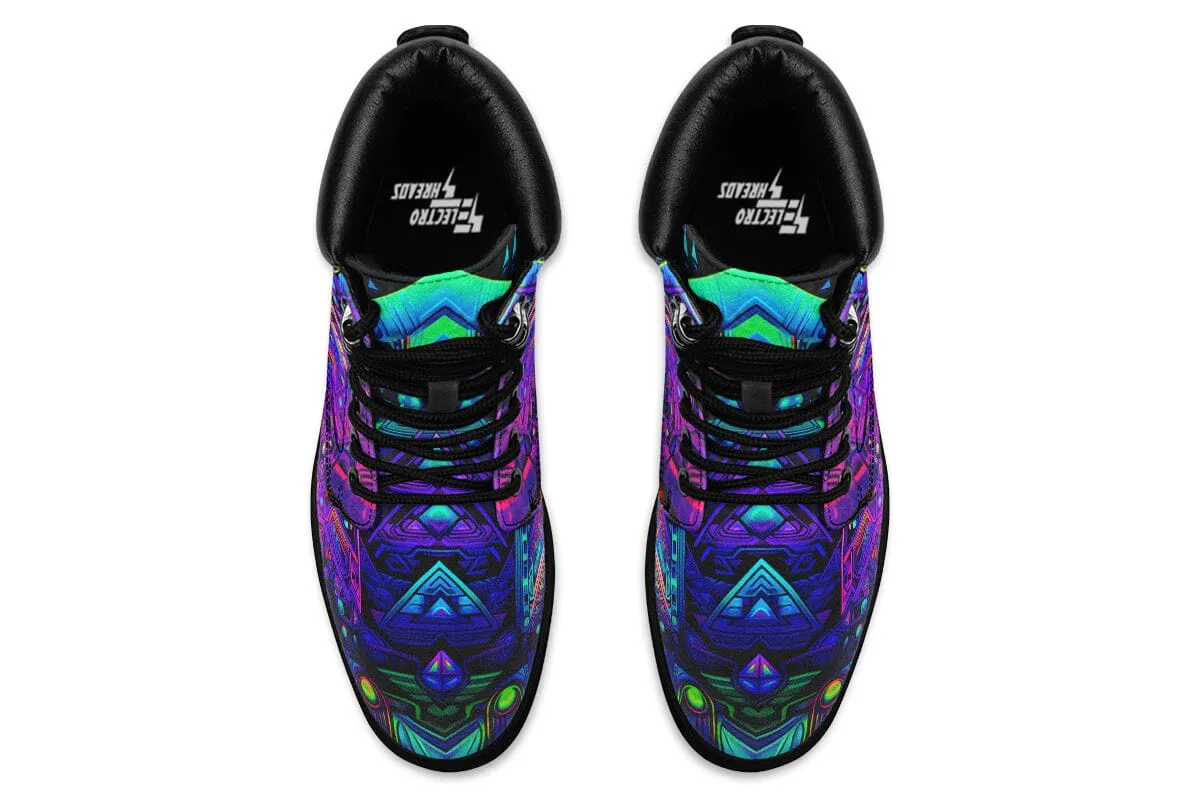 Cyber Cyan Classic Vibe Boots