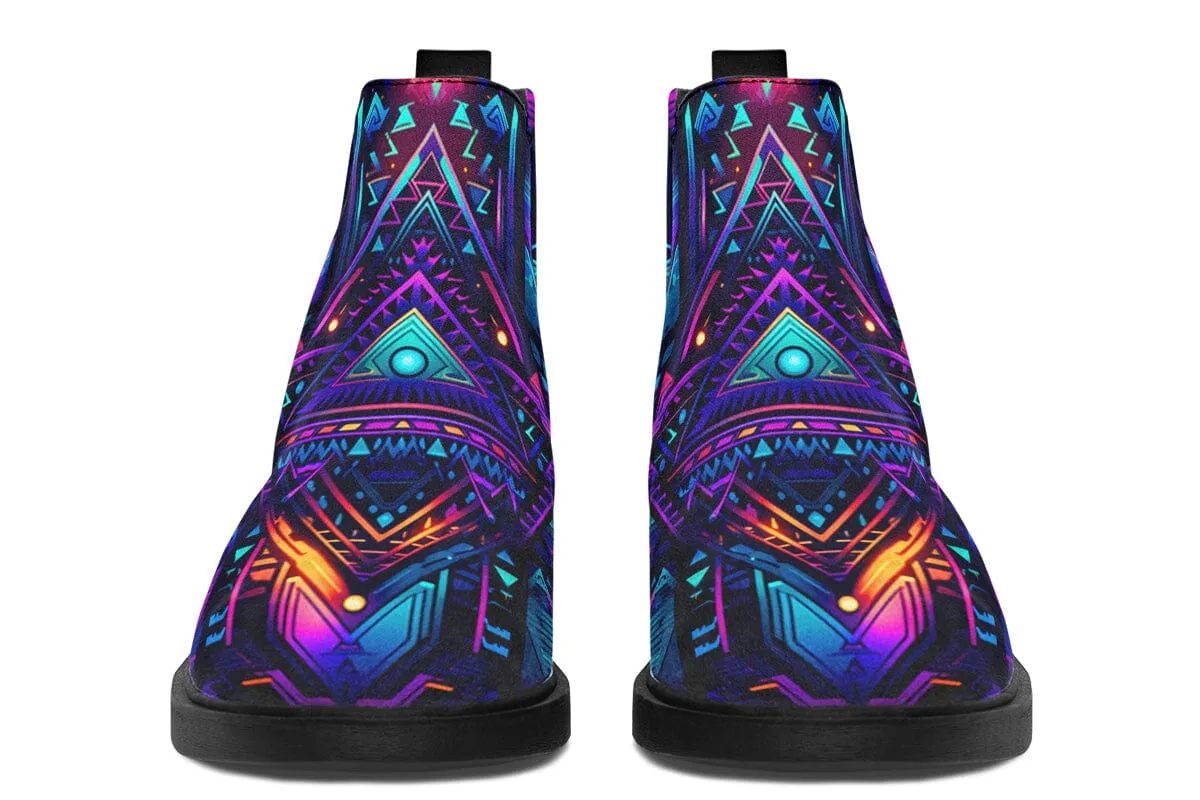 Cyber Night Neat Vibe Boots