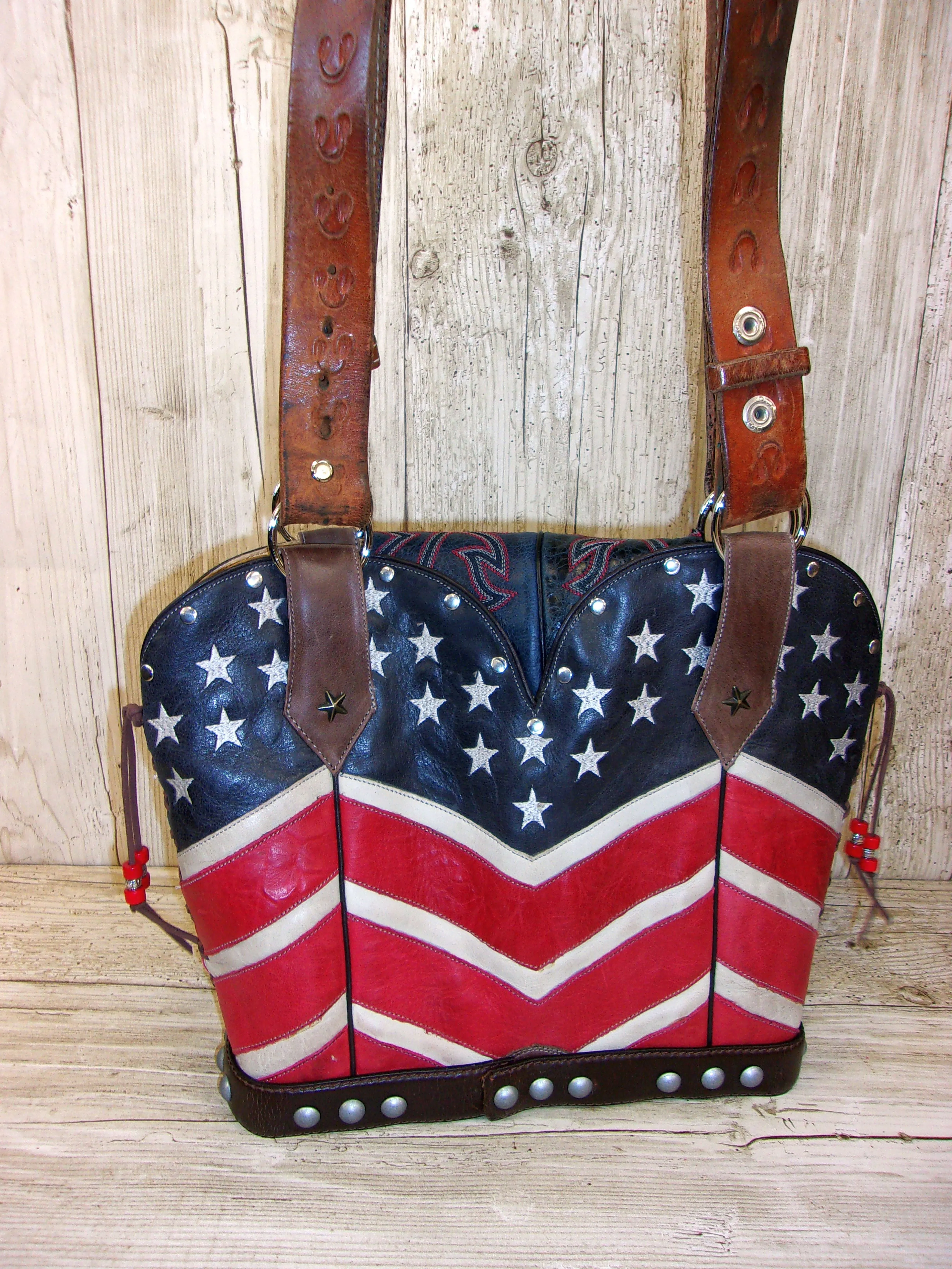Double Cowboy Boot Purse DB331
