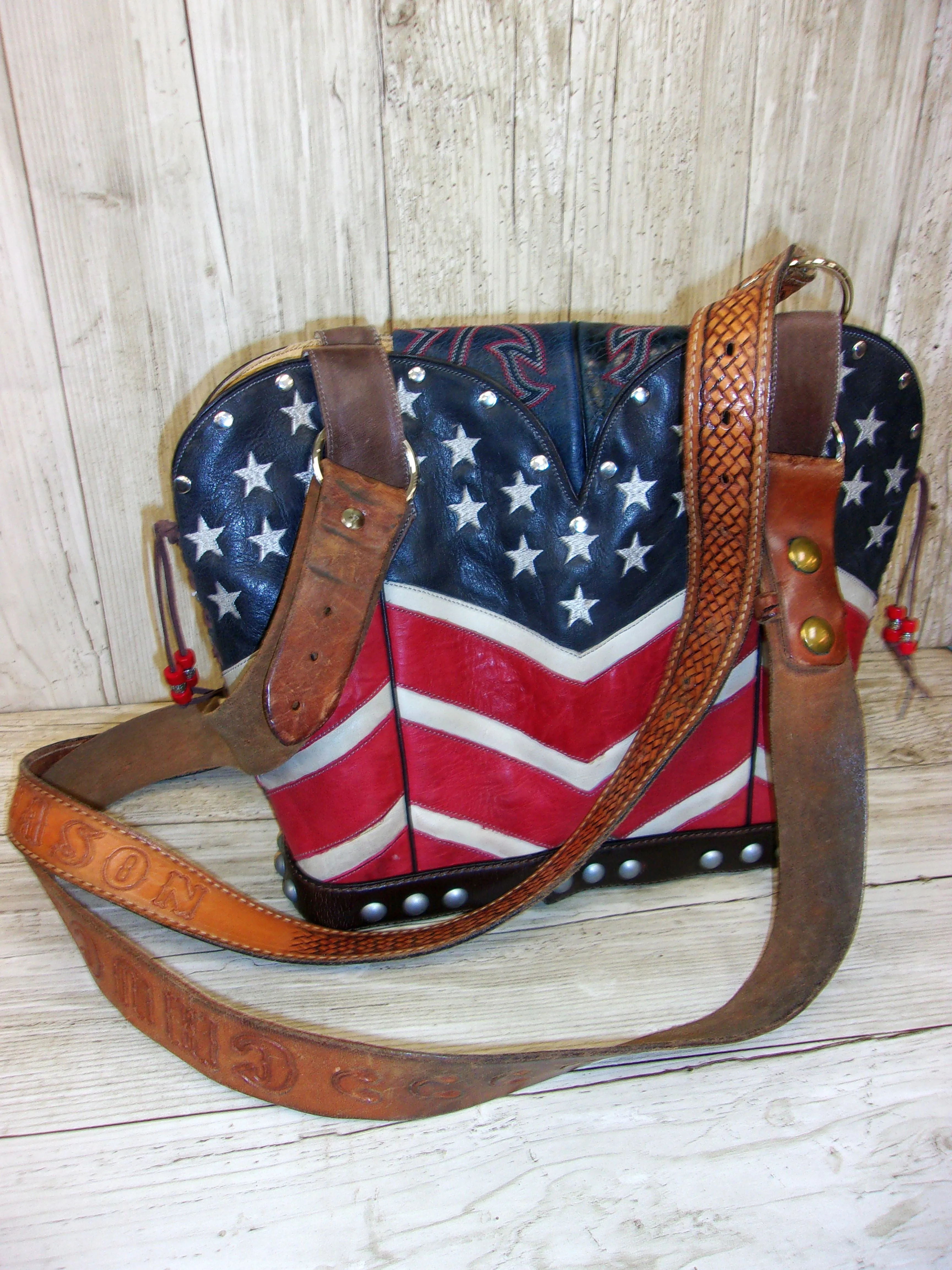 Double Cowboy Boot Purse DB331