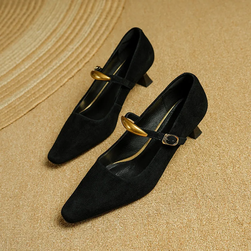 Ebonique Heirloom Croco Heels