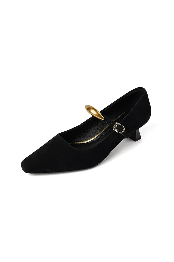 Ebonique Heirloom Croco Heels