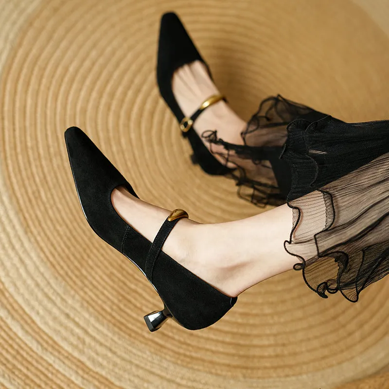 Ebonique Heirloom Croco Heels