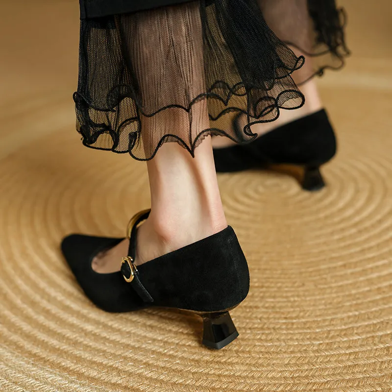 Ebonique Heirloom Croco Heels