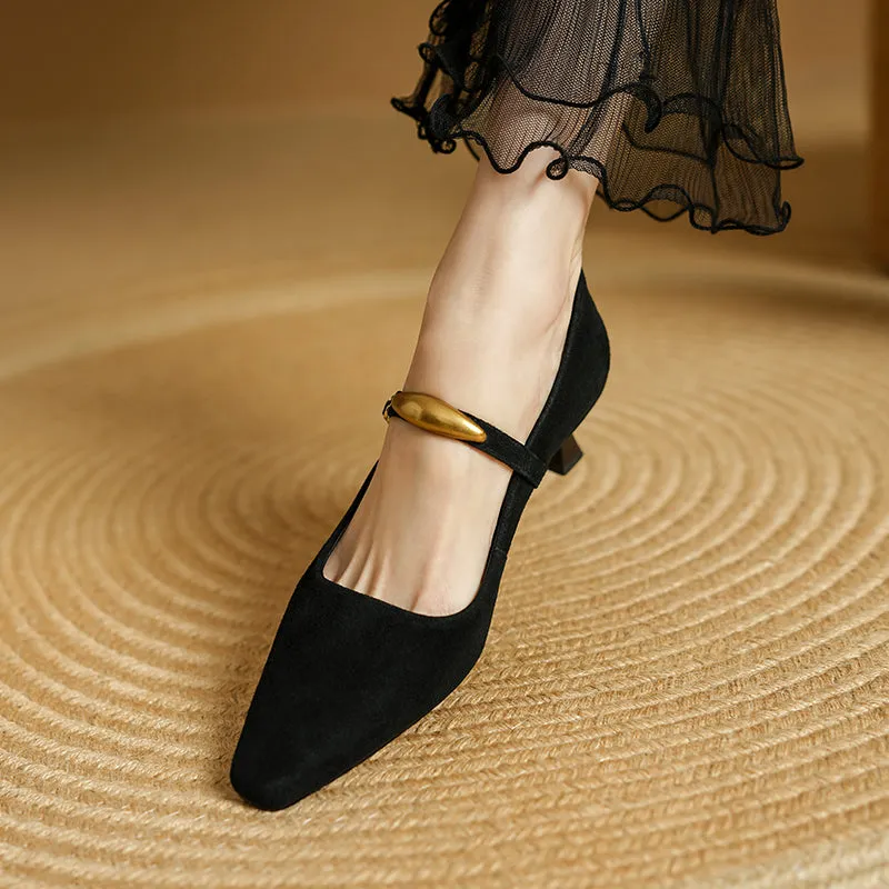 Ebonique Heirloom Croco Heels