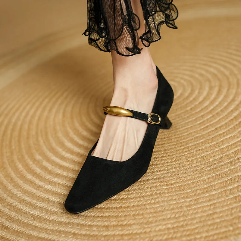 Ebonique Heirloom Croco Heels