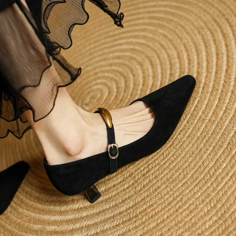 Ebonique Heirloom Croco Heels