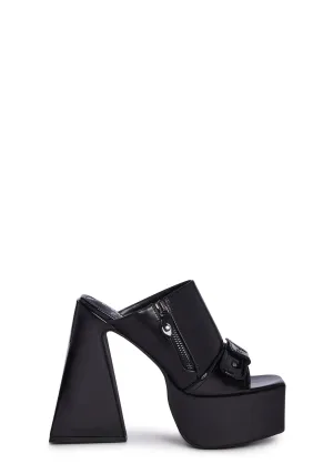 Fresh Platform Heels - Black