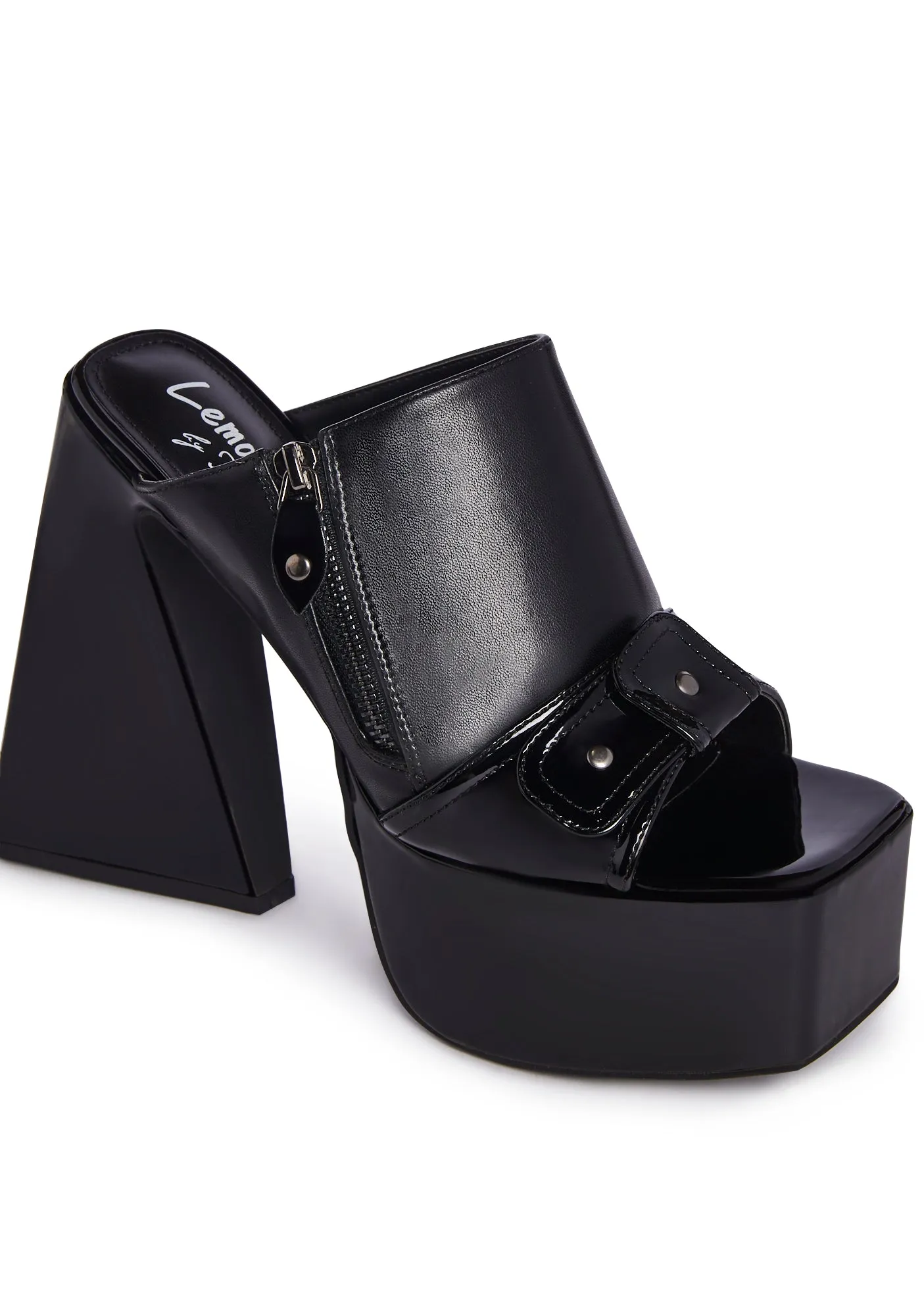 Fresh Platform Heels - Black