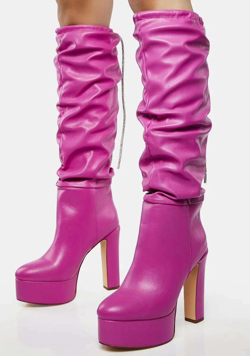 Fresh Slouchy Knee-High Boots