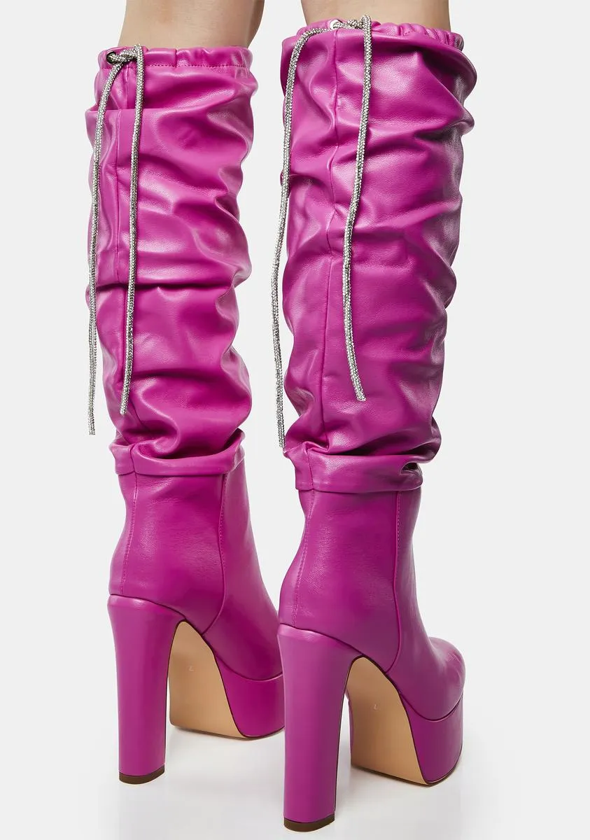 Fresh Slouchy Knee-High Boots