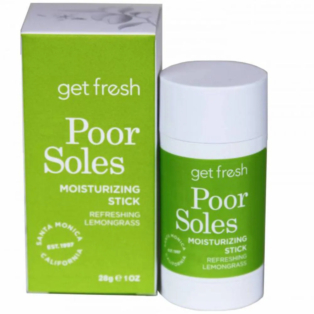 Get Fresh Poor Soles Foot Moisture Stick - Lemongrass