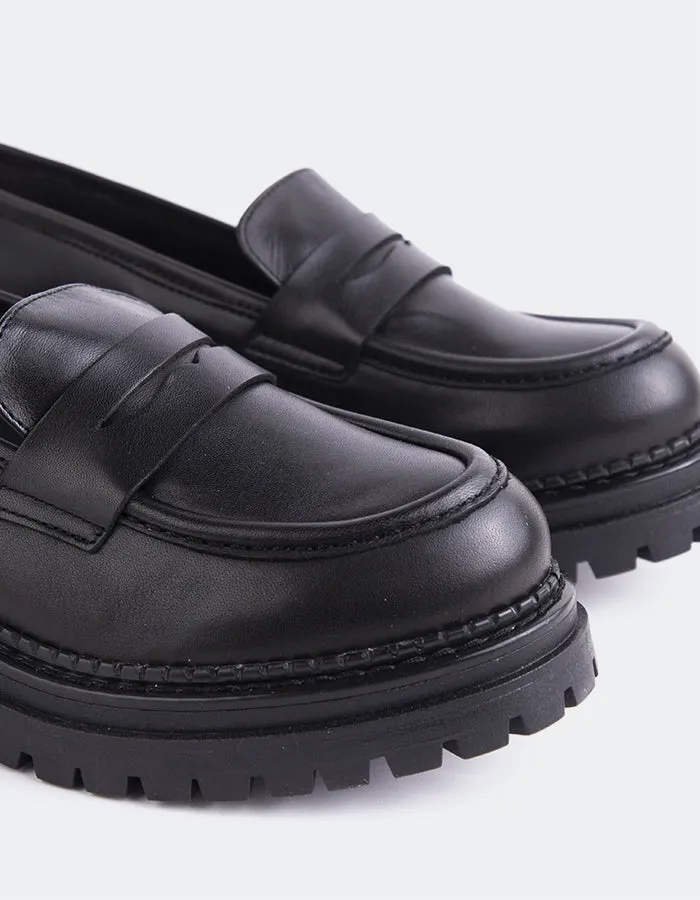 Goffredo Black Leather