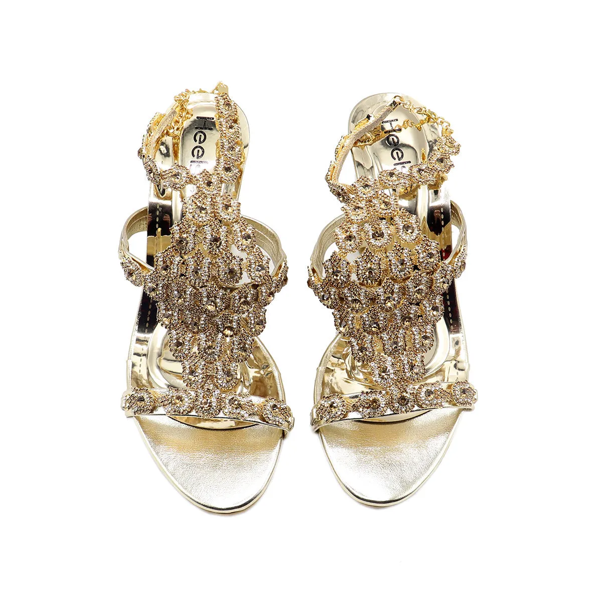 Golden Bridal Sandal 066690