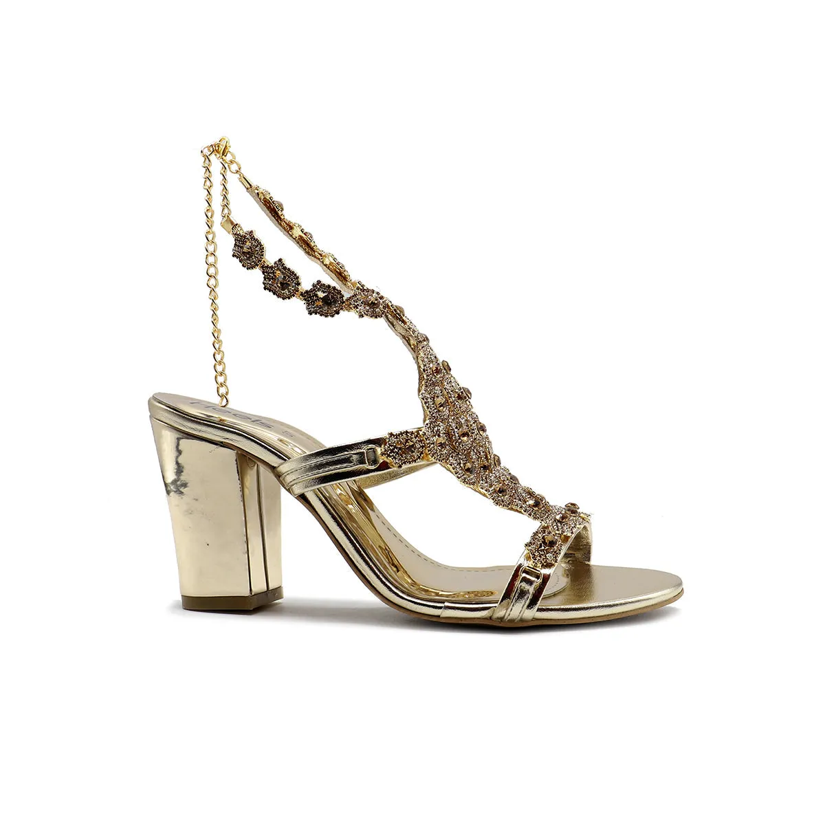 Golden Bridal Sandal 066690