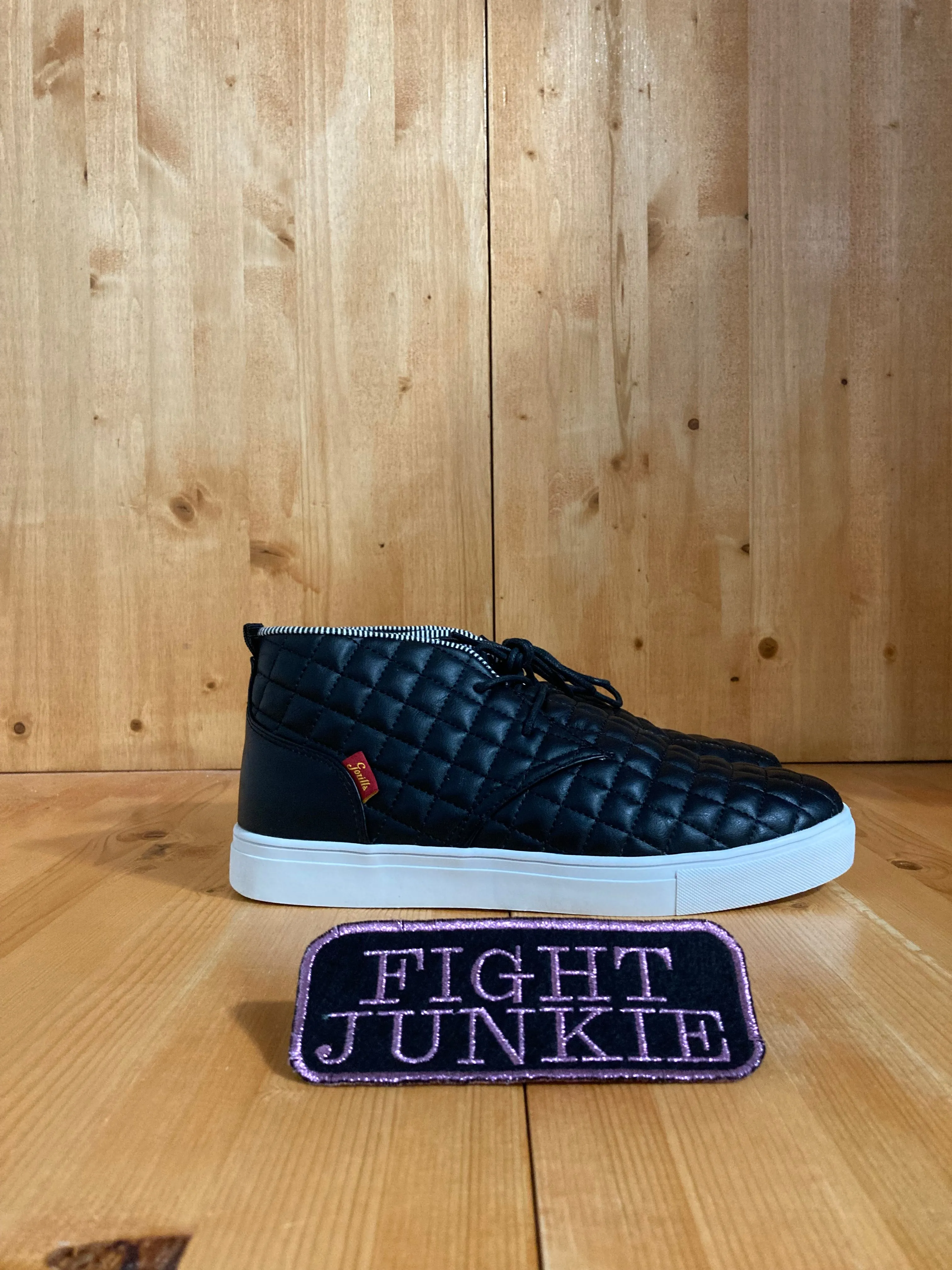 GORILLA BRUITILY STRONG Men's Size 9 Quilted Shoes Sneakers Black