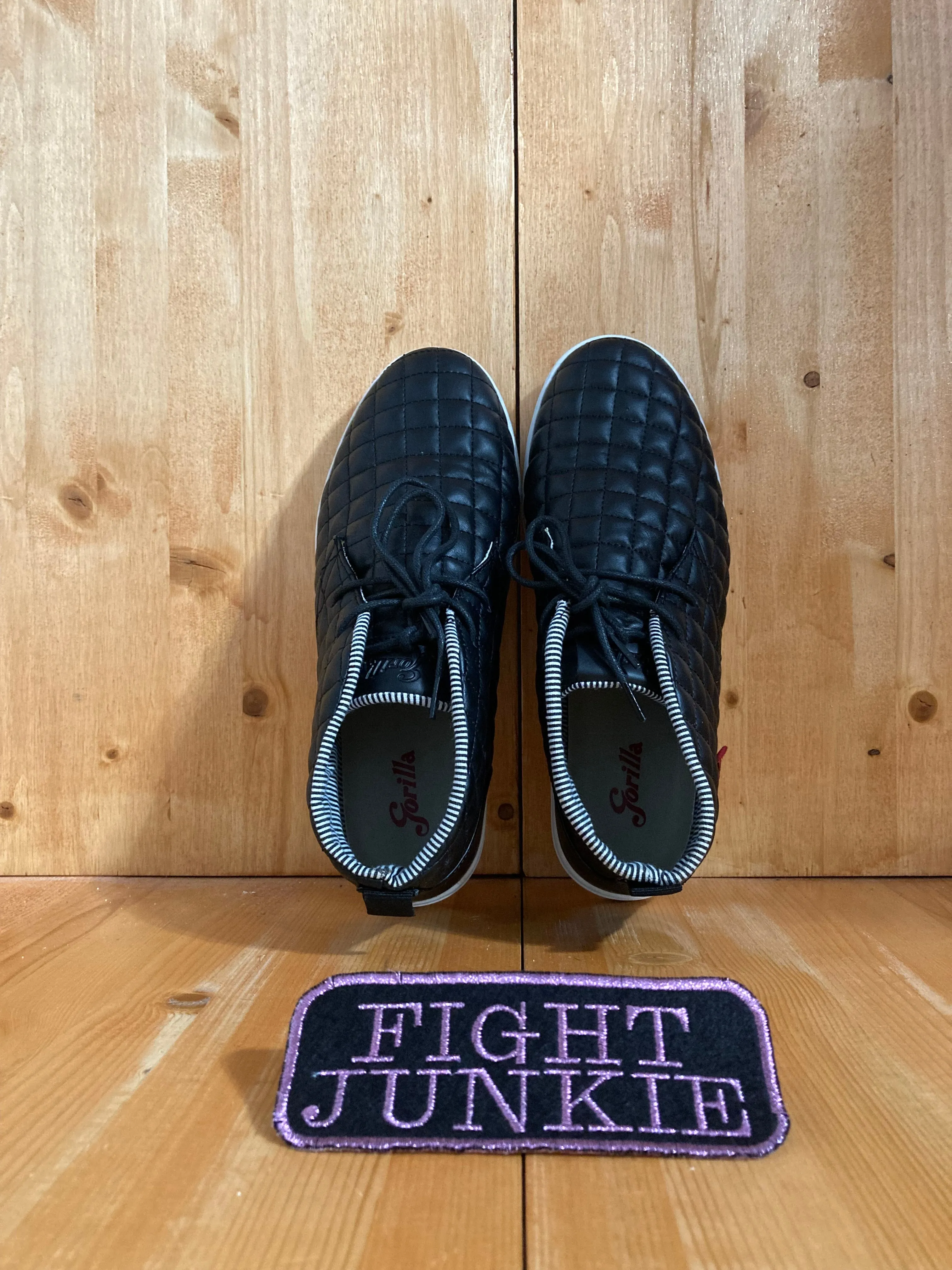 GORILLA BRUITILY STRONG Men's Size 9 Quilted Shoes Sneakers Black