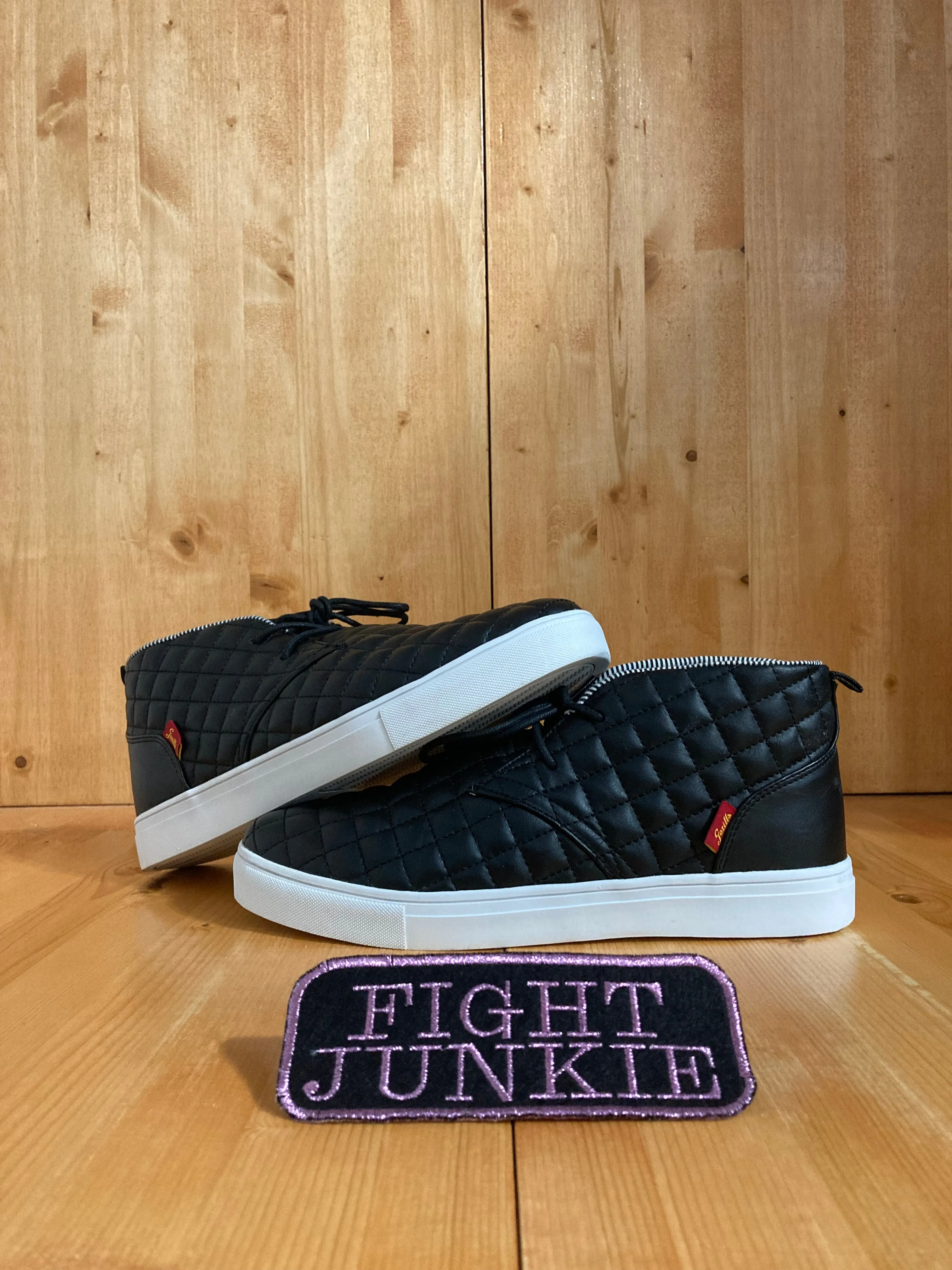 GORILLA BRUITILY STRONG Men's Size 9 Quilted Shoes Sneakers Black