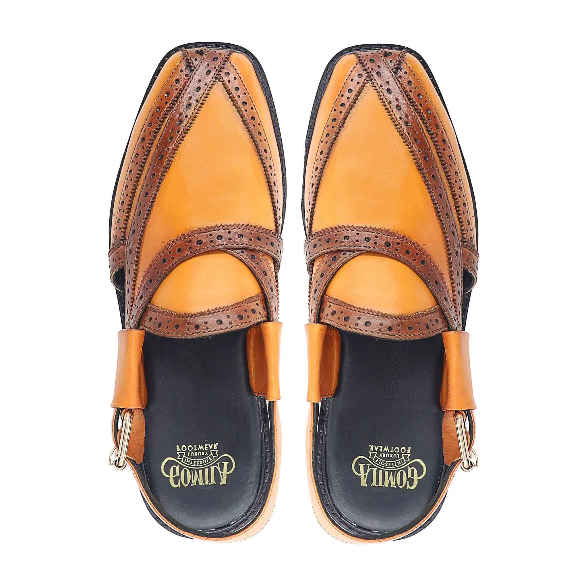 Hagen - Men's Tan Calf Leather Sandal