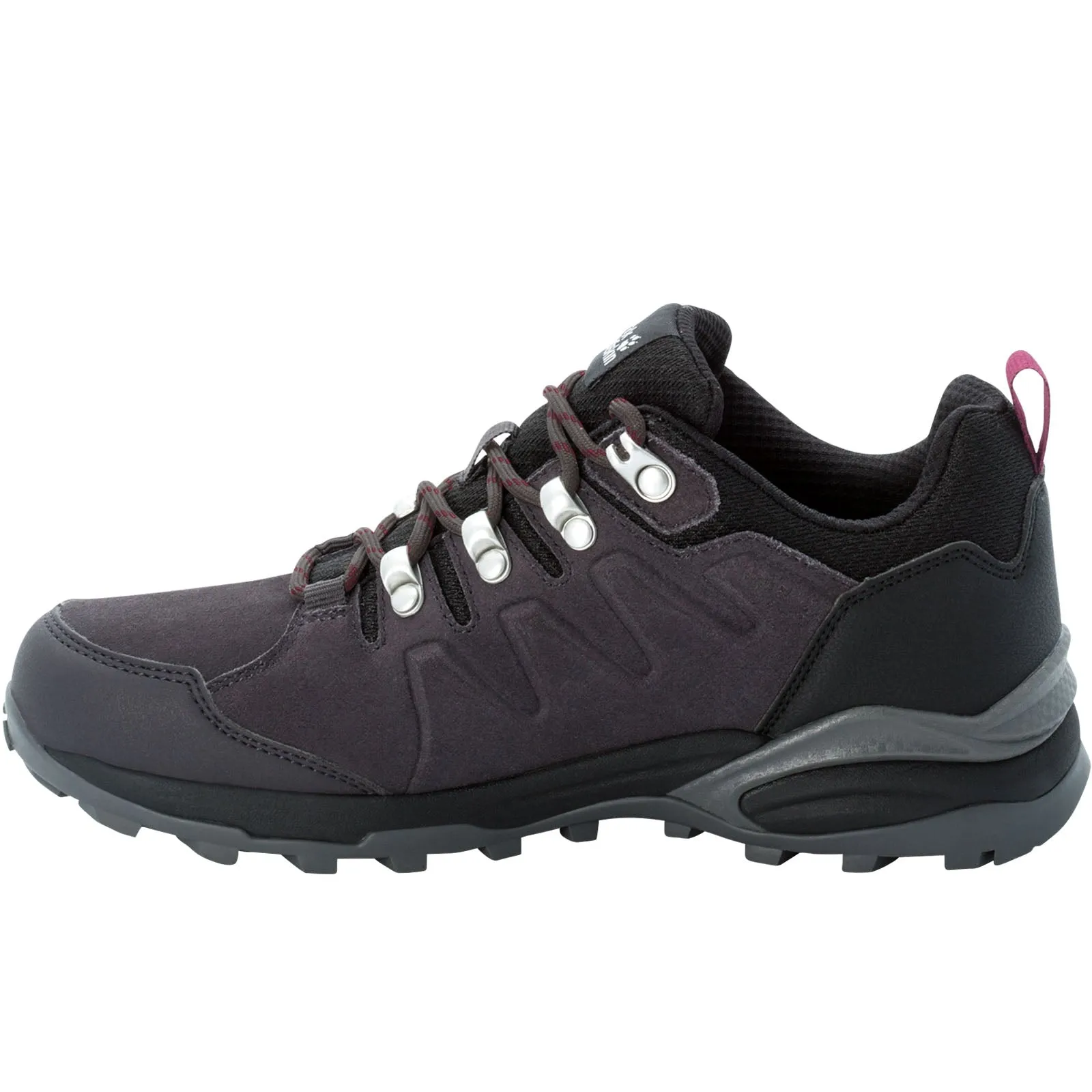 Jack Wolfskin Womens Refugio Texapore Waterproof Walking Shoes - Steel