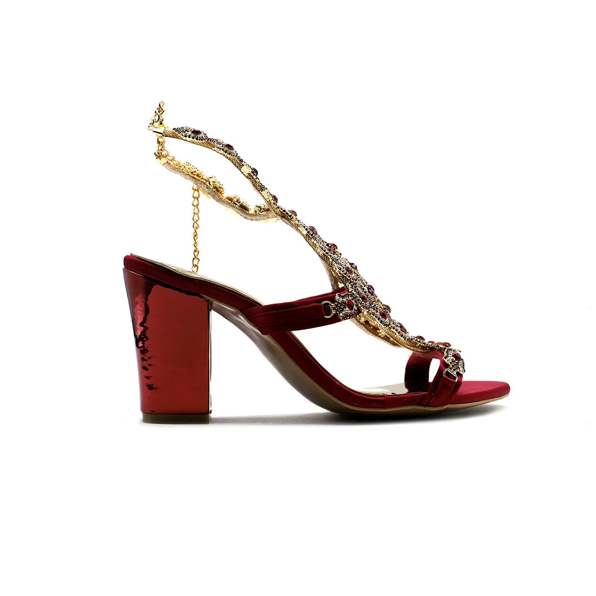 Maroon Bridal Sandal 066690