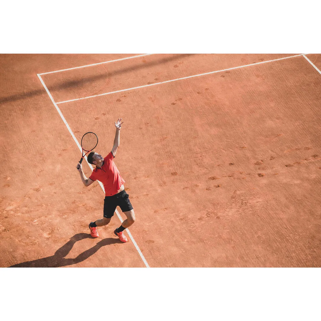 Men's Clay Court Tennis Shoes Strong Pro - Orange
