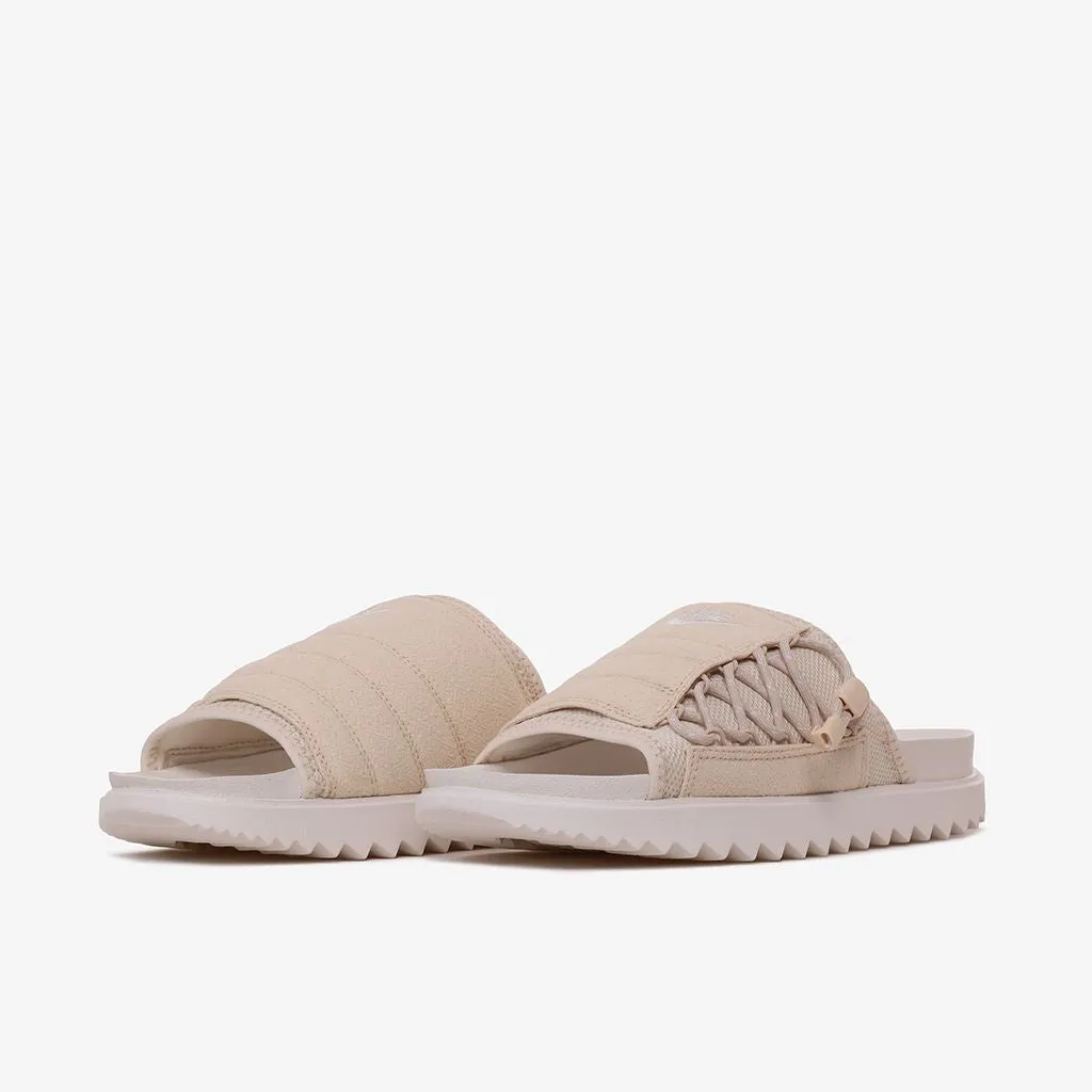 Men's Nike Asuna Embroidered Premium Slides (Pearl White/Sail/White)(CI8800-201)