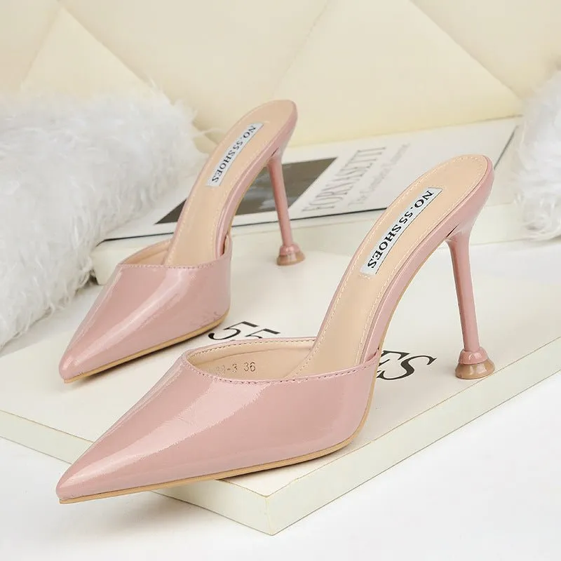 Mules Office Elegant Thin High Heels
