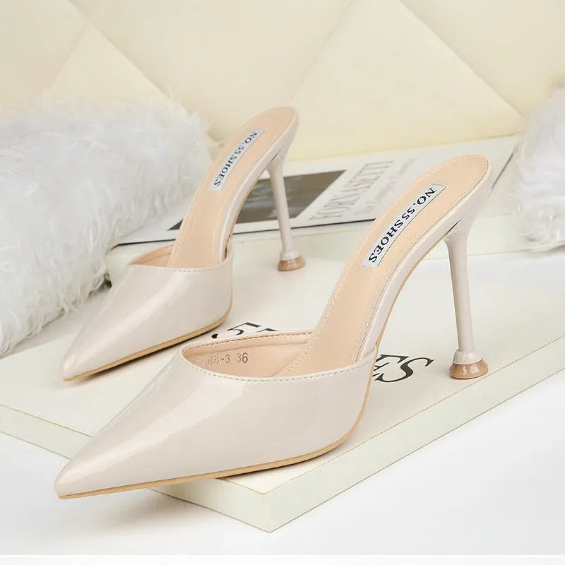Mules Office Elegant Thin High Heels