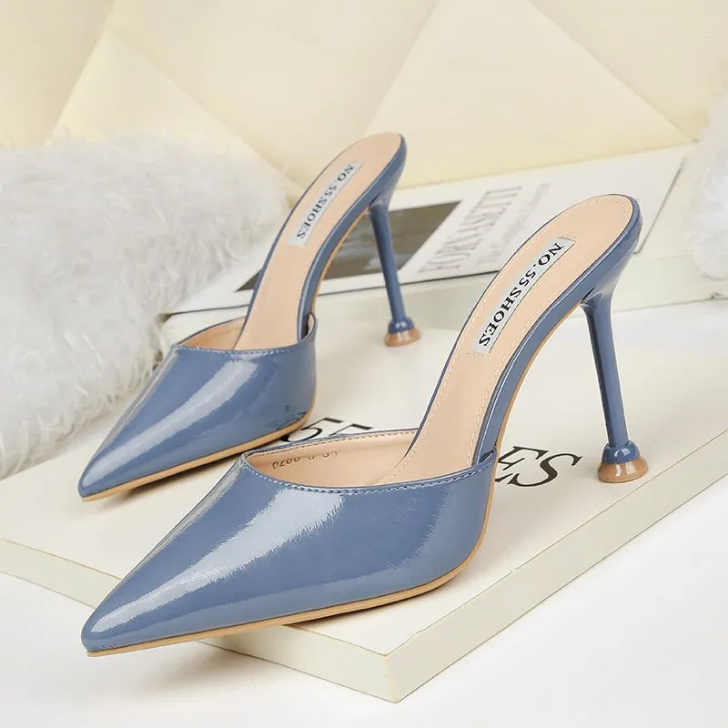 Mules Office Elegant Thin High Heels