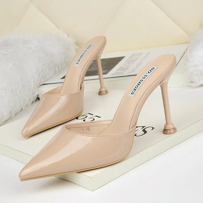 Mules Office Elegant Thin High Heels