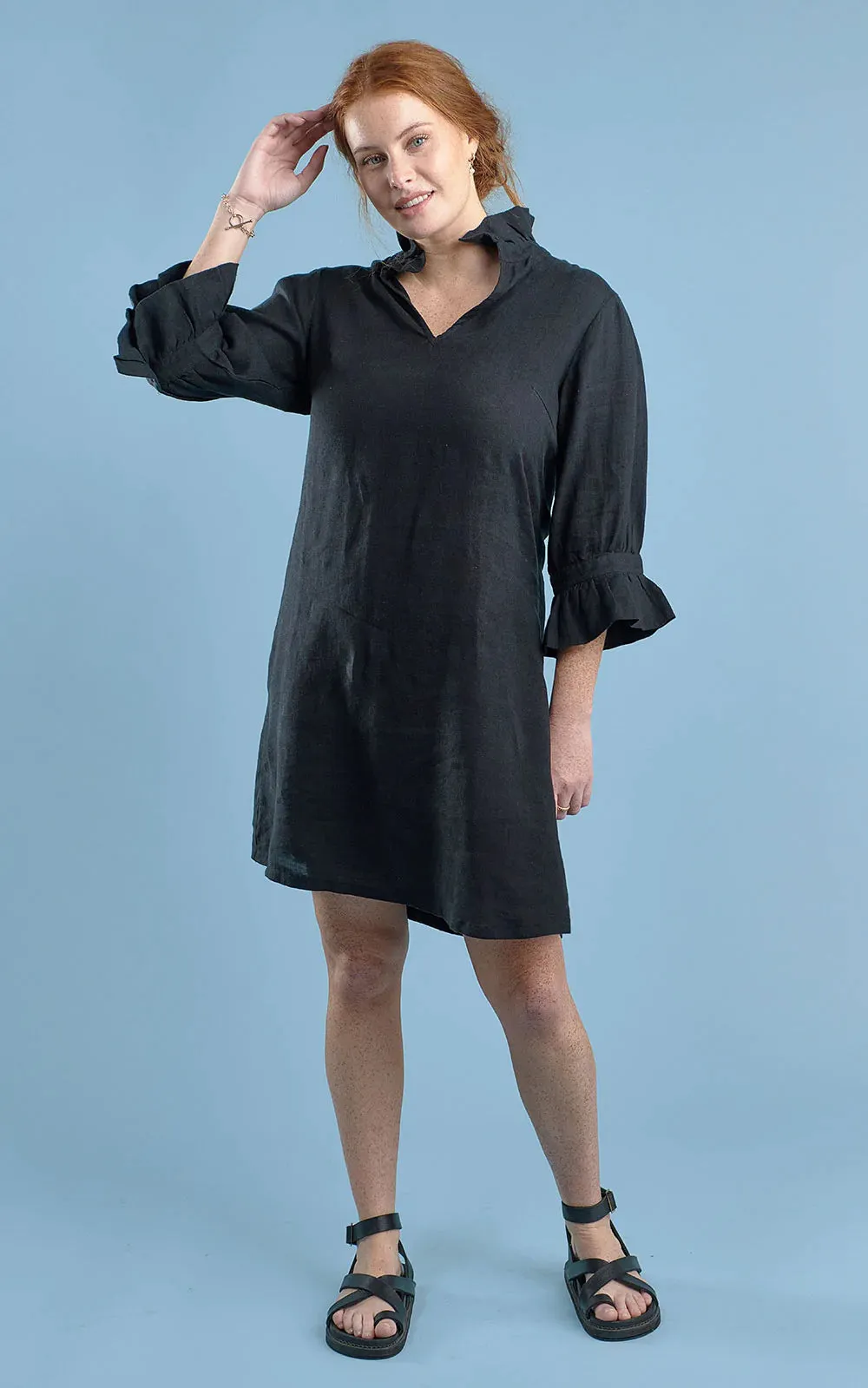 Palazzo Dress - Black