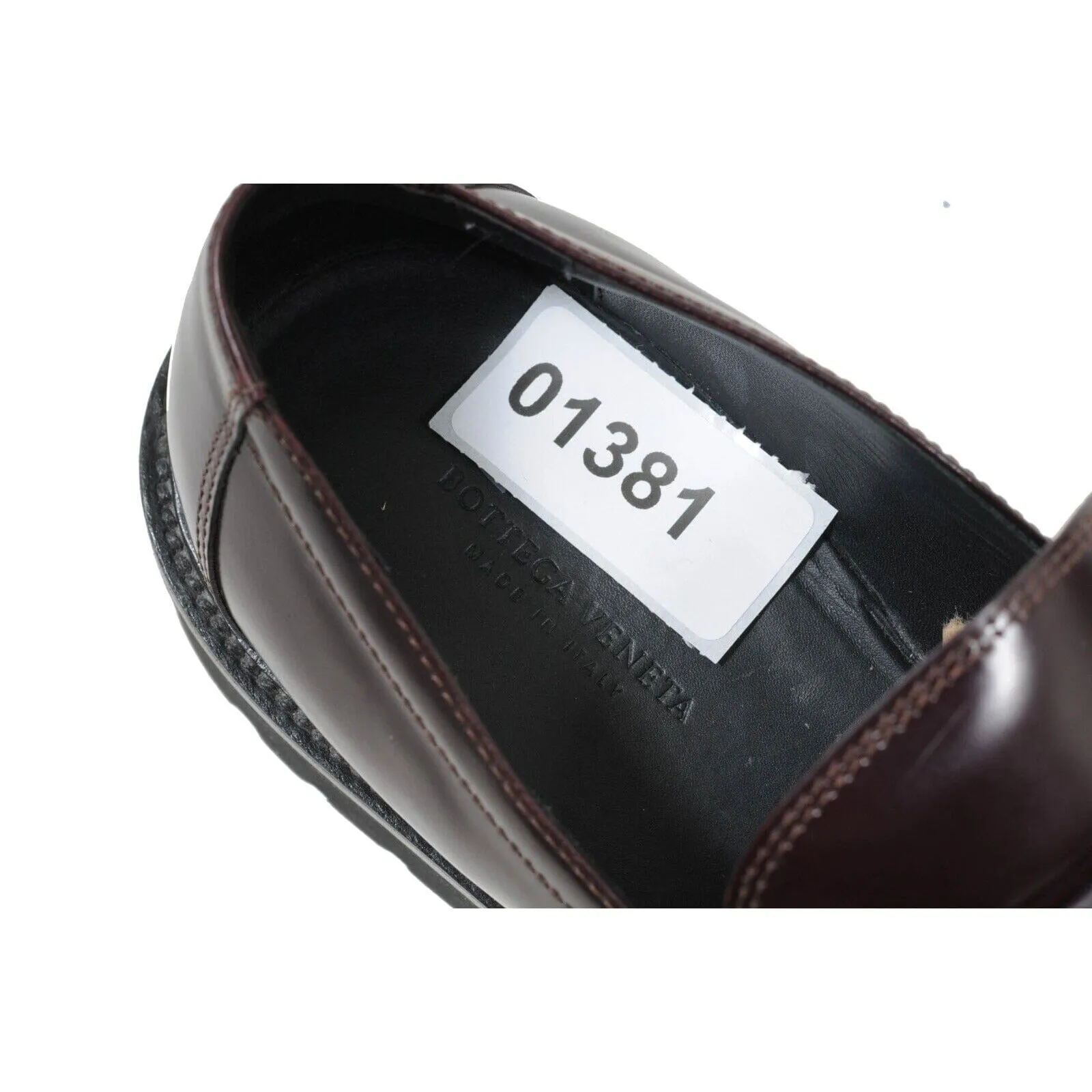 Penny Loafers US 8 IT 41 Burgundy Black Chunky Derby Sole