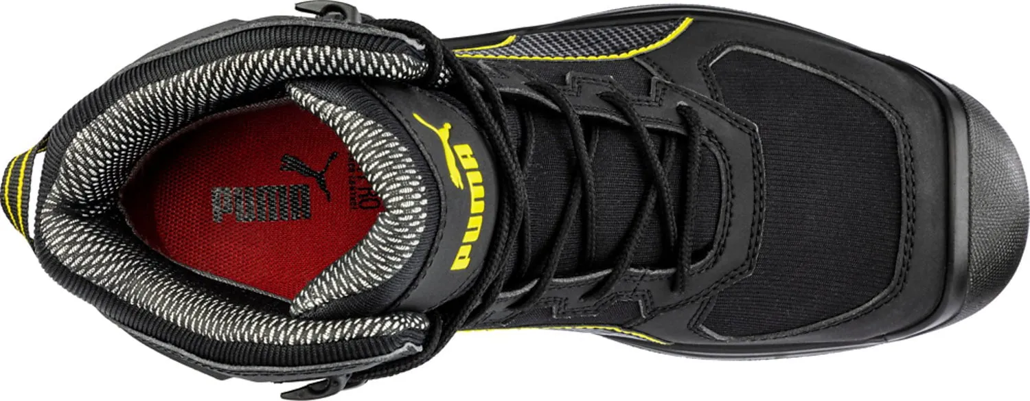 Puma Safety Mens Rock HD 6in Black Nylon EH WP SR Work Boots