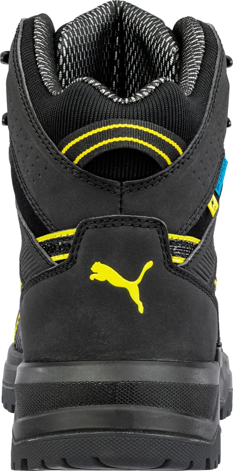 Puma Safety Mens Rock HD 6in Black Nylon EH WP SR Work Boots