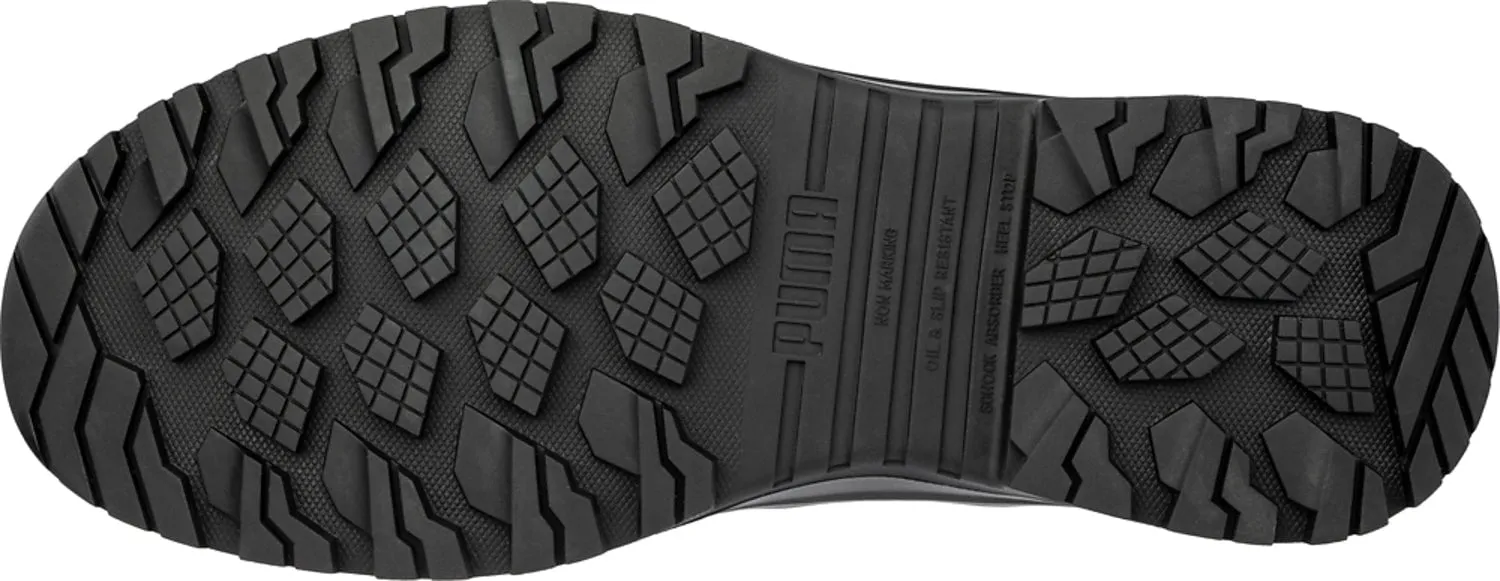 Puma Safety Mens Rock HD 6in Black Nylon EH WP SR Work Boots