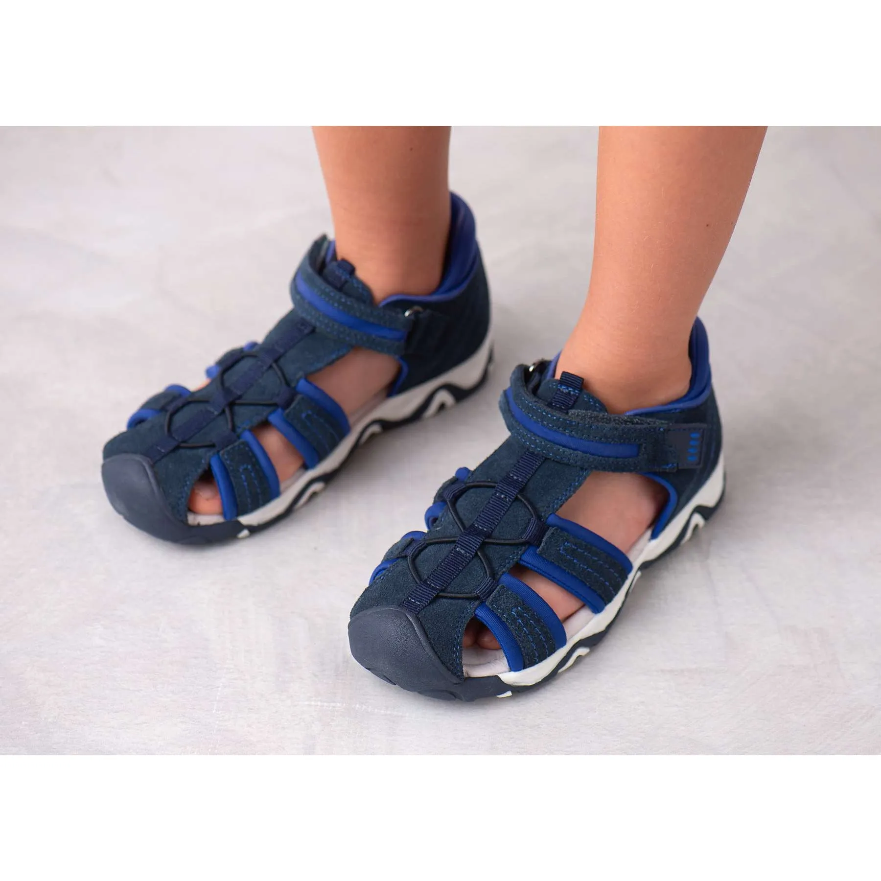 RALF blue older boys arch support sandals